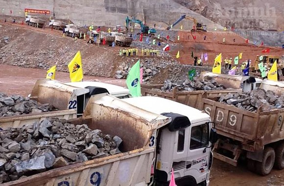 Ngăn sông đợt I- Nhà máy Thuỷ điện Lai Châu ảnh 2