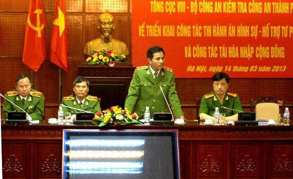 CATP.HN tiếp đoàn kiểm tra của Tổng cục Cảnh sát thi hành án hình sự và hỗ trợ tư pháp ảnh 1