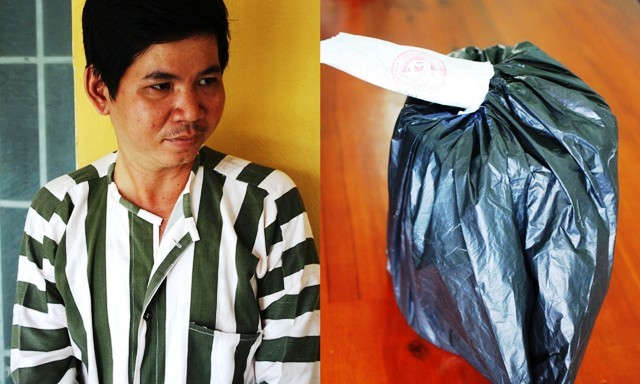 Chán đời, giả làm thiếu tá công an mang bom giả cướp tiệm vàng ảnh 1