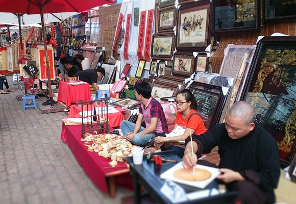 Xuân về, ông đồ xuống phố ảnh 11