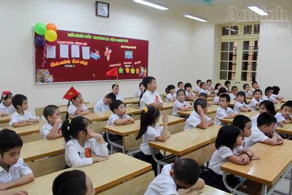 Trẻ ngộ nghĩnh trong ngày khai trường ảnh 16