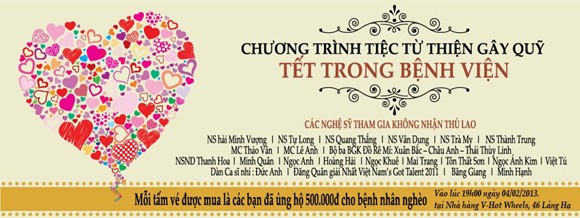 Đêm tiệc từ thiện gây quỹ "Tết trong bệnh viện" - Sự sòng phẳng! ảnh 1