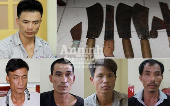 Bắt nhóm côn đồ hoành hành tại cảng Đình Vũ ảnh 1