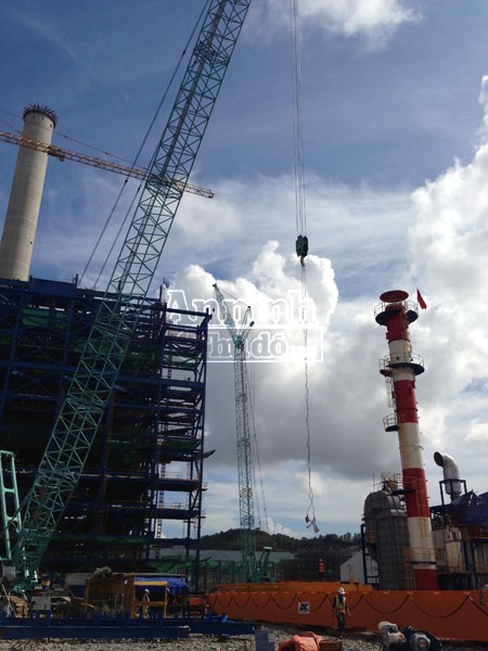 Khoảnh khắc trên công trường Nhà máy nhiệt điện Mông Dương 1 ảnh 1