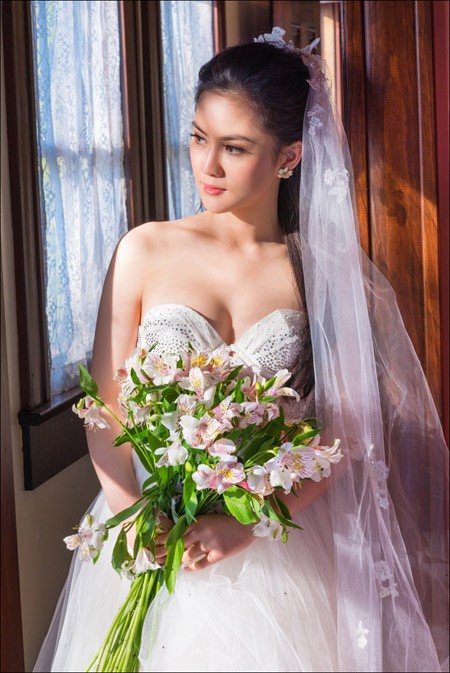 Hoa hậu Tristine Trâm Bùi mặc nội y khoe thân hình nóng bỏng ảnh 6