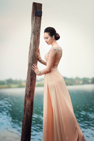 Ngắm vẻ đẹp ngọt ngào của Hoa hậu Ngọc Diễm ảnh 6