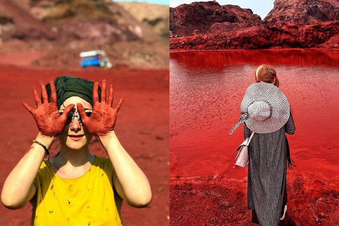 [ẢNH] ‘Giải mã’ bãi biển kỳ lạ có màu đỏ như máu ở đảo Hormuz ảnh 11