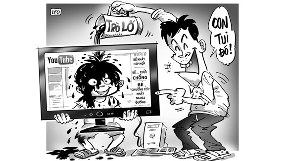 Phản cảm hội chứng “khoe” con ảnh 1