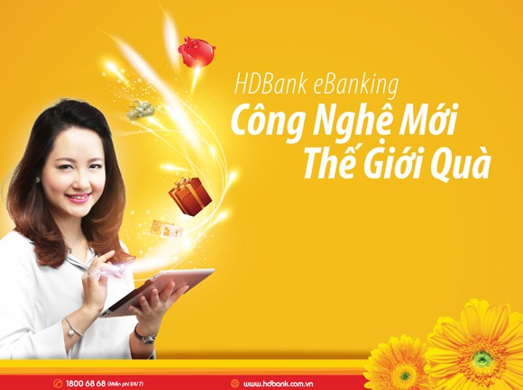 HDBank eBanking “Công nghệ mới – Thế giới quà” ảnh 2