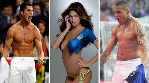 C. Ronaldo lén lút tán tỉnh vợ chưa cưới của Boateng ảnh 1