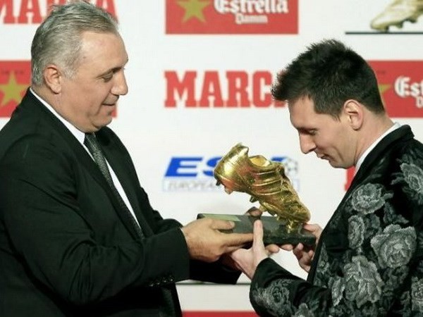 Messi giành giải Chiếc giày vàng ảnh 1