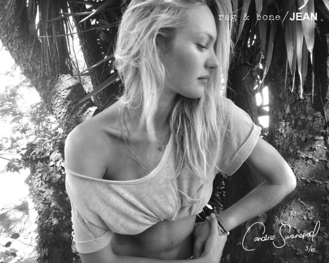 Mỹ nữ Victoria Secret lộ ngực trần quyến rũ ảnh 16