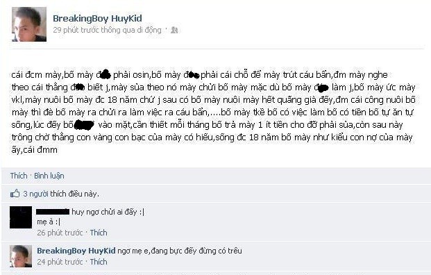 Kinh hoàng những lời vô học trên Facebook ảnh 2
