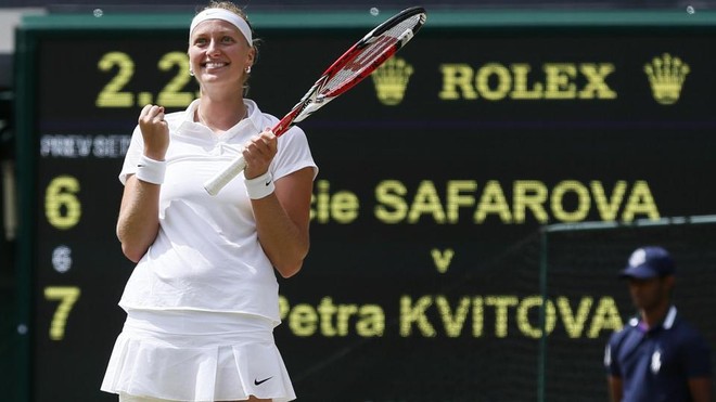 Petra Kvitova hẹn gặp Eugenie Bouchard tại chung kết đơn nữ ảnh 5