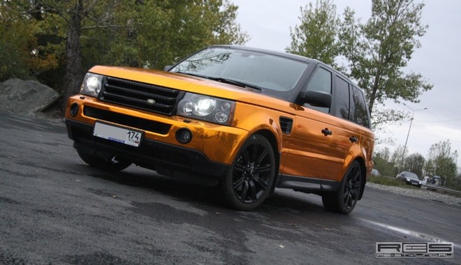 Ngắm Range Rover Sport mạ vàng sáng loáng ảnh 1