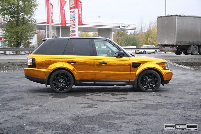 Ngắm Range Rover Sport mạ vàng sáng loáng ảnh 3