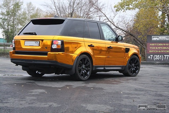 Ngắm Range Rover Sport mạ vàng sáng loáng ảnh 4