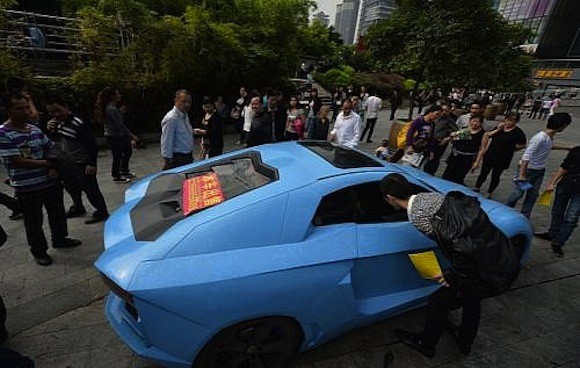 Cảnh sát Trung Quốc bắt được siêu xe Lamborghini hàng nhái ảnh 4