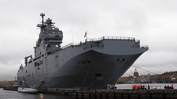 Nga sẽ nhận chiếc tàu sân bay Mistral đầu tiên vào năm 2014 ảnh 1