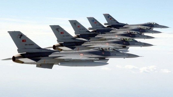 6 chiếc F-16 Thổ Nhĩ Kỳ "săn" 2 máy bay Nga và Syria ảnh 1