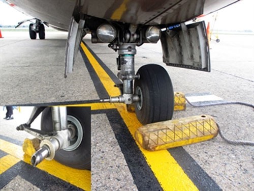 Kết luận ban đầu về chiếc máy bay rơi lốp của Vietnam Airlines ảnh 1