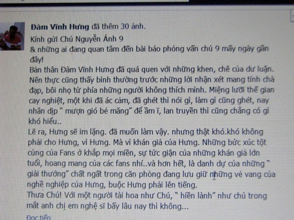 Đàm Vĩnh Hưng gửi tâm thư cho nhạc sĩ Nguyễn Ánh ảnh 2