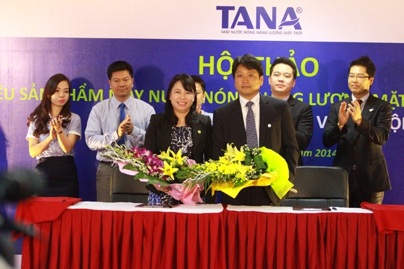 Máy nước nóng năng lượng mặt trời Tân Á thế hệ mới 2014 ảnh 4