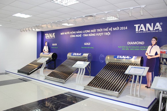 Máy nước nóng năng lượng mặt trời Tân Á thế hệ mới 2014 ảnh 3
