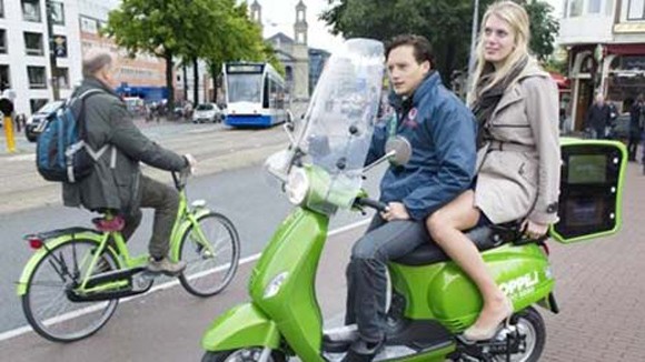 Amsterdam cổ súy xe máy điện ảnh 1