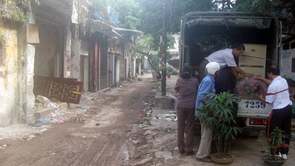 GPMB Dự án A1, A2 Nguyễn Công Trứ: 18 hộ dân tự nguyện di dời ảnh 1