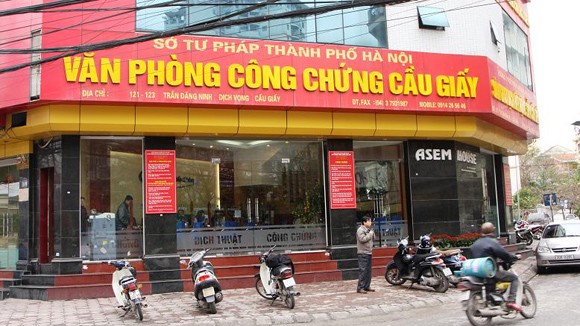 Hiu hắt giao dịch công chứng đầu năm ảnh 1