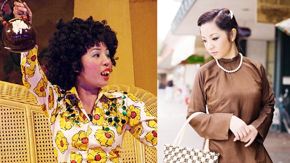 “Bà già bán khoai” thành... Á hậu ảnh 1