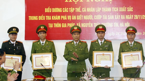 Biểu dương các đơn vị phá án nhanh ảnh 1