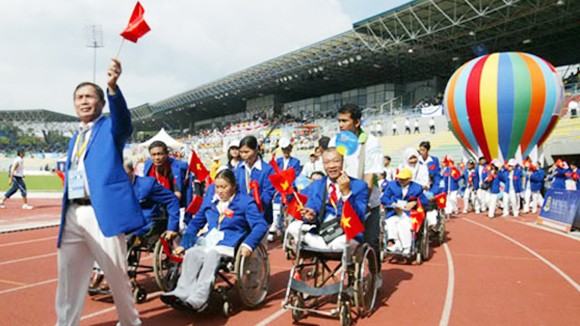 Đoàn Việt Nam đoạt 48 HCV ASEAN Para Games 2014 ảnh 1