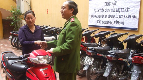 CAQ Tây Hồ, Ba Đình tìm chủ sở hữu xe Dream, Wave ảnh 1