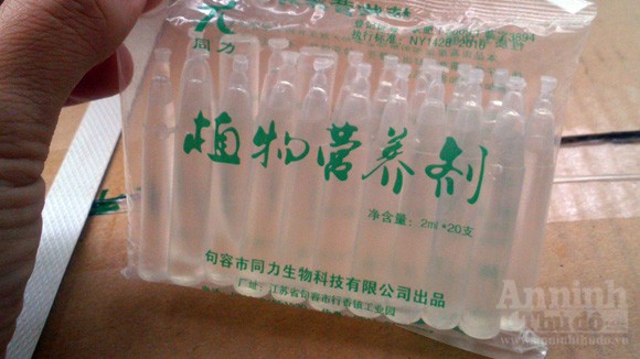 Ngăn chặn vụ tung 80.000 lọ hóa chất "thúc" giá đỗ lớn nhanh đi khắp Việt Nam ảnh 2