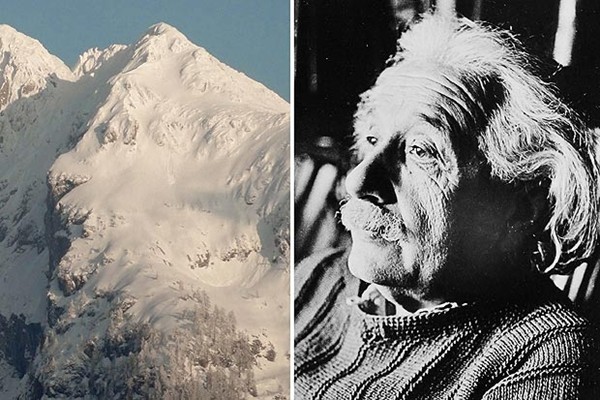 Phát hiện ngọn núi giống hệt thiên tài Albert Einstein ảnh 1