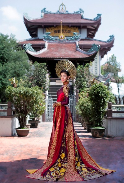 Hình ảnh Trương Thị May diện quốc phục tại Miss Universe 2013 ảnh 3