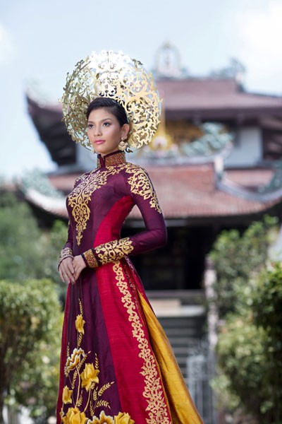 Hình ảnh Trương Thị May diện quốc phục tại Miss Universe 2013 ảnh 5