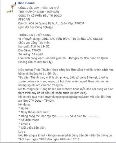 Cảnh giác với những công ty “ma” trên Facebook ảnh 2