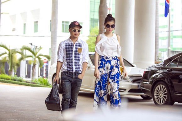 Siêu mẫu Thu Hằng lái xe tiền tỷ "đón đưa" NTK Đỗ Mạnh Cường ảnh 3