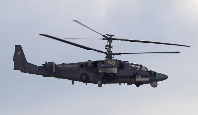 Trực thăng tấn công Ka-52 của Nga gặp tai nạn ảnh 1