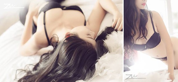 Sau nude, Xuân Thuỳ “diện” nội y khoe đường cong cực chuẩn ảnh 10