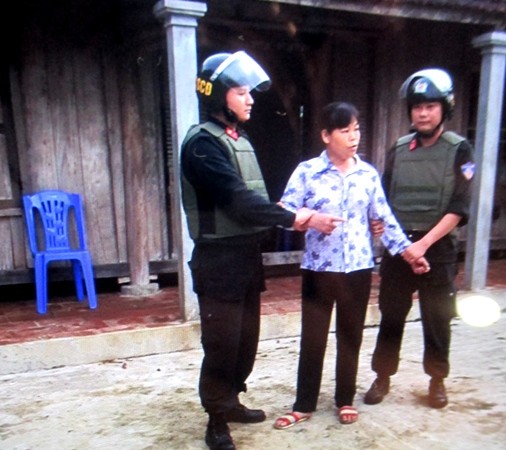 Cấn Thị Thêu bị bắt tạm giam về hành vi gây rối trật tự công cộng ảnh 2