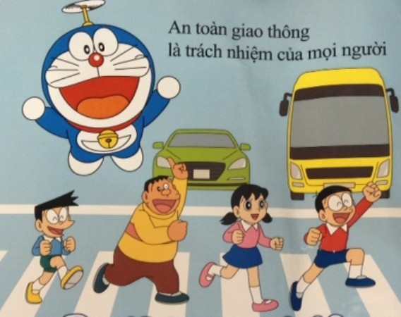 "Doraemon với an toàn giao thông" tại Việt Nam ảnh 1