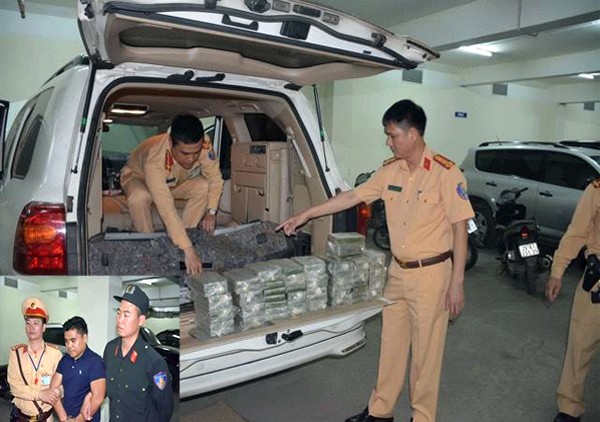 Quảng Ninh: Phát hiện xe ô tô biển Lào vận chuyển trái phép 100 bánh ma túy ảnh 1