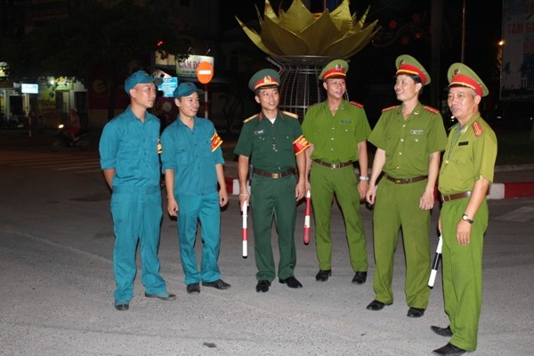 Lực lượng công an và quân đội quận Nam Từ Liêm phối hợp bảo vệ Lễ diễu binh, diễu hành mừng Quốc khánh 2-9