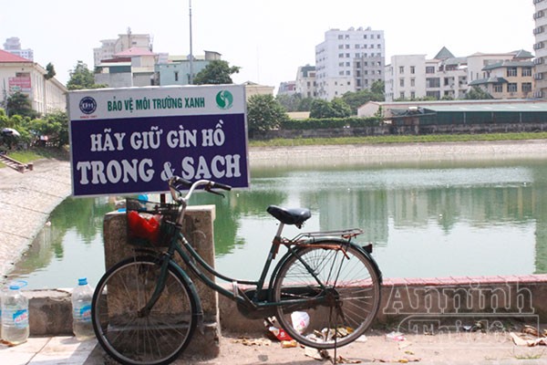  Hà Nội: Thí điểm xử lý 3 hồ nước ô nhiễm bằng công nghệ mới ảnh 6