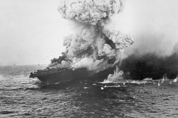 Tìm thấy xác tàu sân bay Mỹ bị đánh chìm trong Thế chiến II ảnh 1