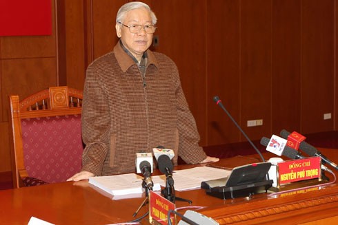 Tổng Bí thư Nguyễn Phú Trọng: Phải quyết liệt hơn nữa trong phòng chống tham nhũng ảnh 1